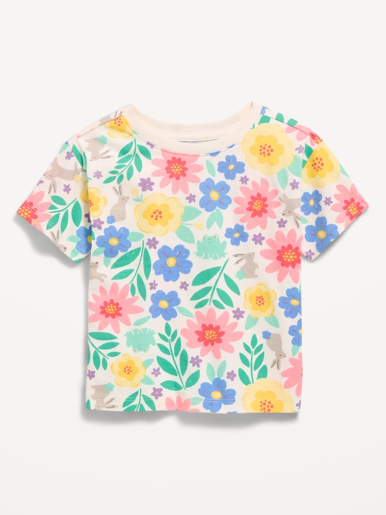 Printed Short-Sleeve T-Shirt for Toddler Girls