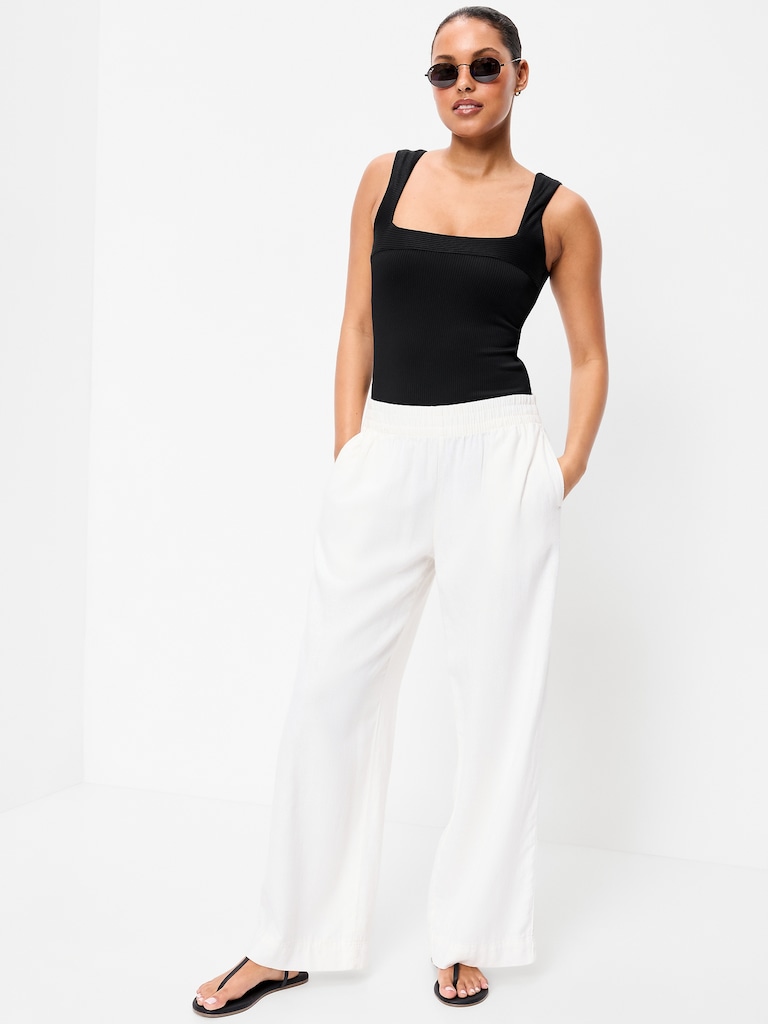 Ribbed One-Piece Swimsuit