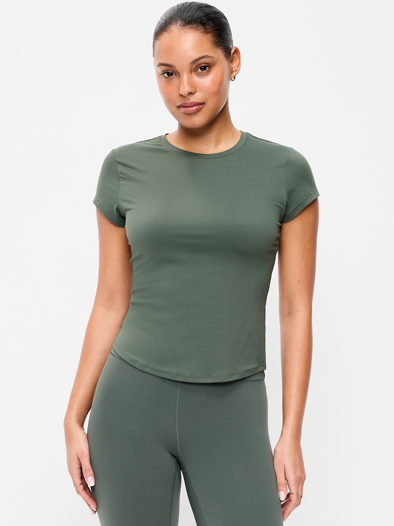 StudioSmooth Short-Sleeve Base Layer Top