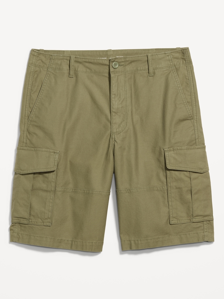 90's Loose Lived-In Cargo Shorts -- 10-inch inseam
