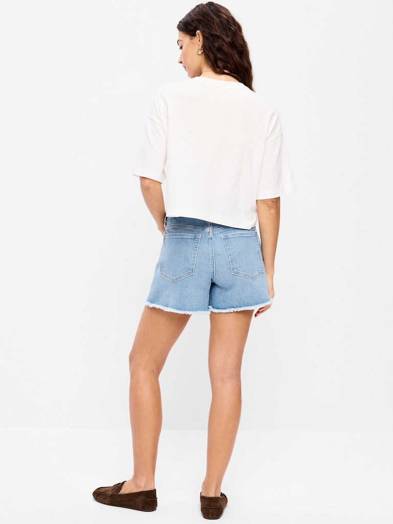 High-Waisted OG Jean Shorts -- 4-inch inseam