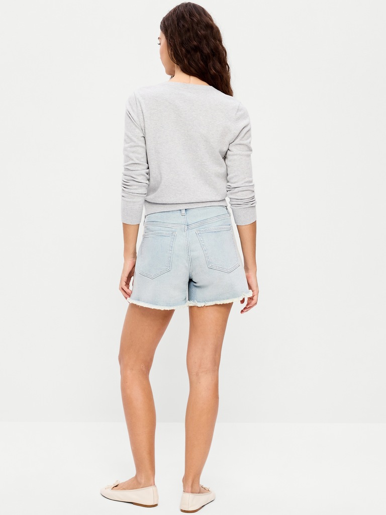 High-Waisted OG Jean Shorts -- 4-inch inseam