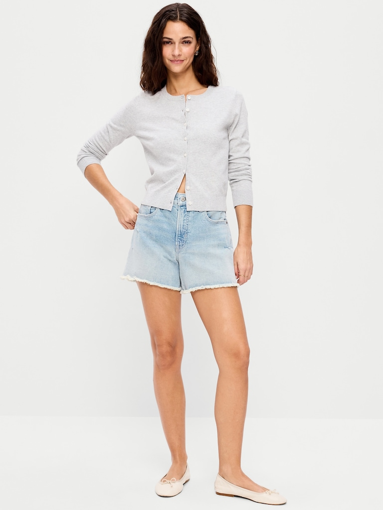 High-Waisted OG Jean Shorts -- 4-inch inseam