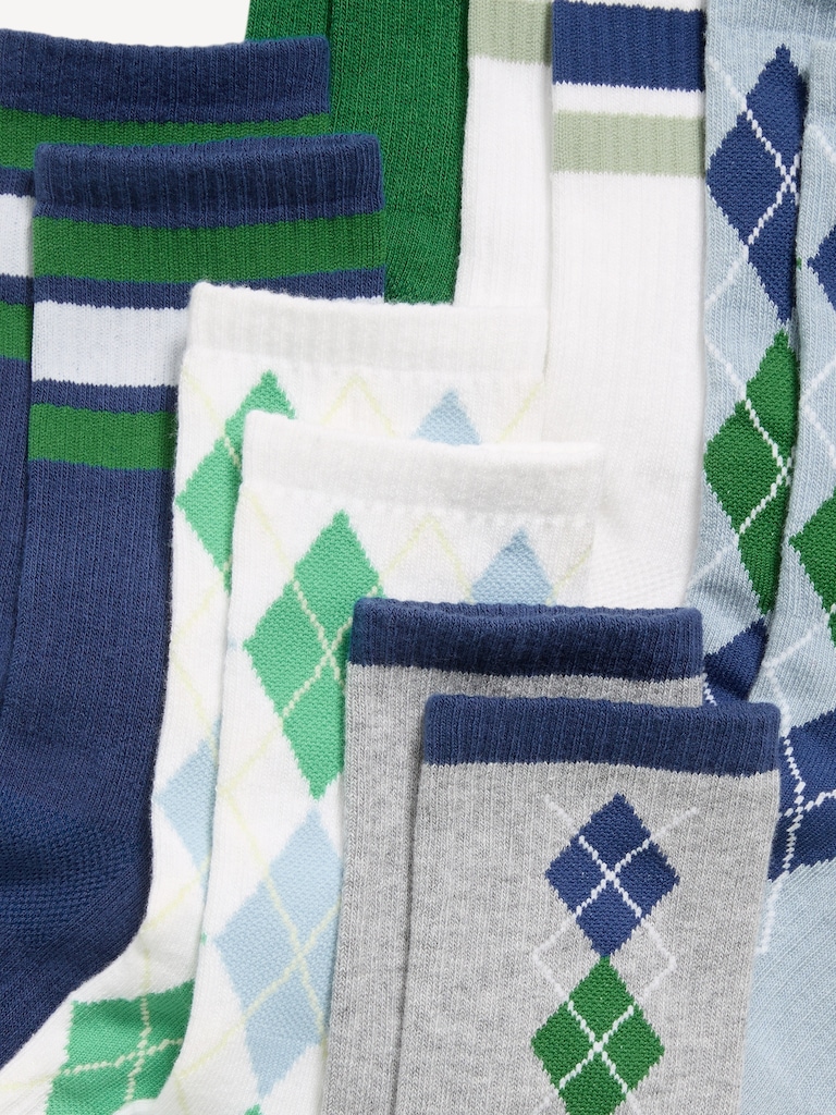 Crew Socks 6-Pack for Boys