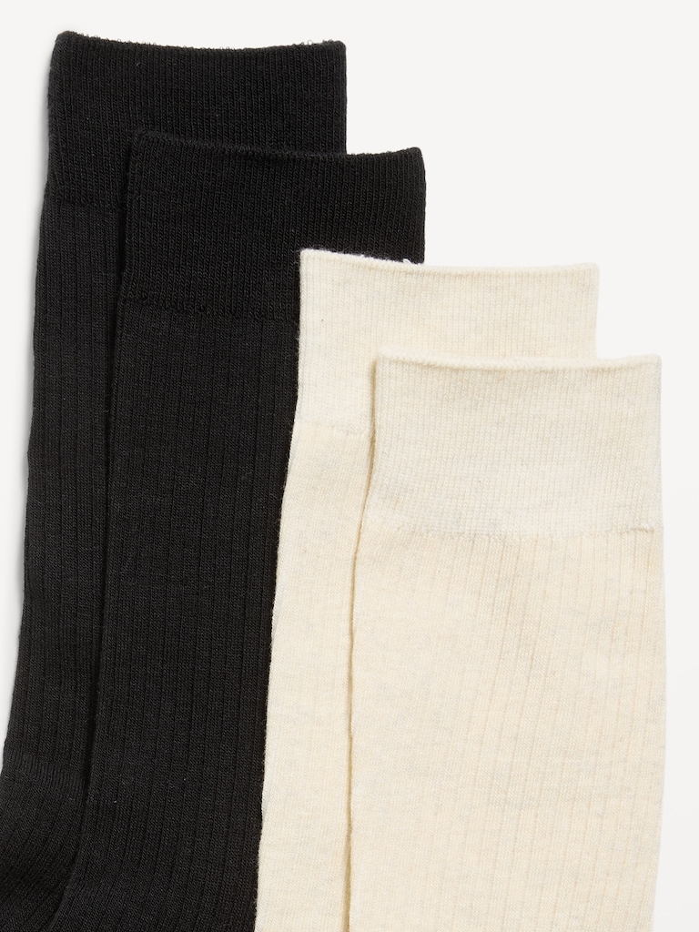 Dress Crew Socks 2-Pack