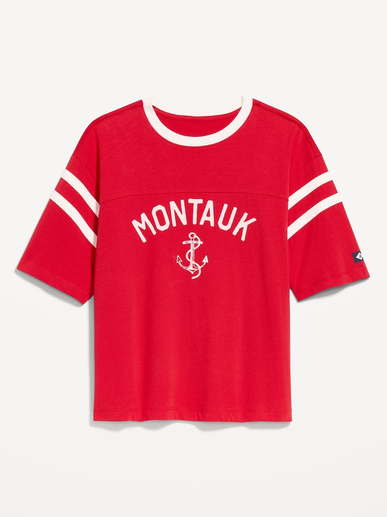 Short-Sleeve Loose Crew-Neck T-Shirt