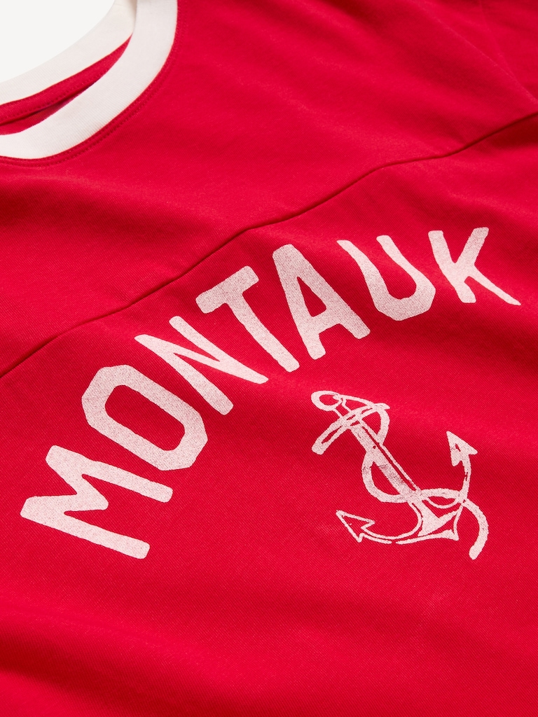 Short-Sleeve Loose Crew-Neck T-Shirt