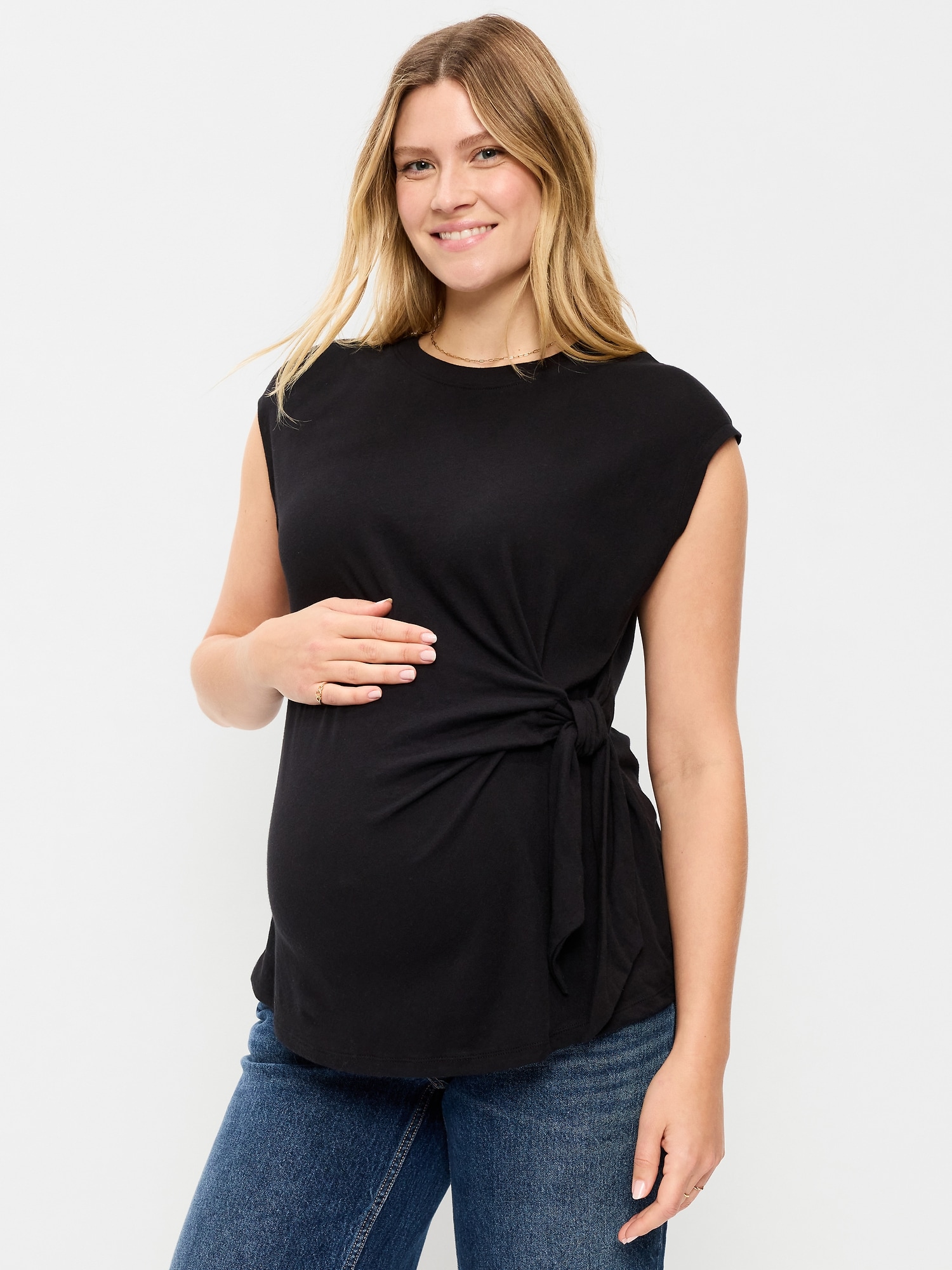 Old Navy Maternity Side-Tie Jersey Top