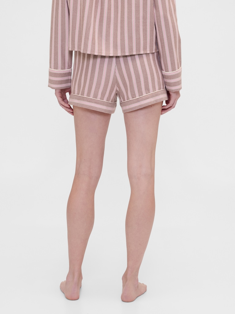 Gap × Summer Fridays Flannel Stripe PJ Boxer Shorts