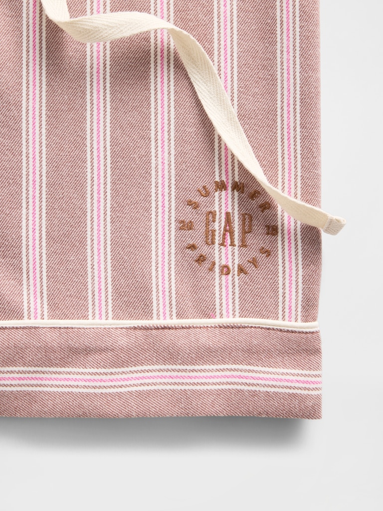 Gap × Summer Fridays Flannel Stripe PJ Boxer Shorts