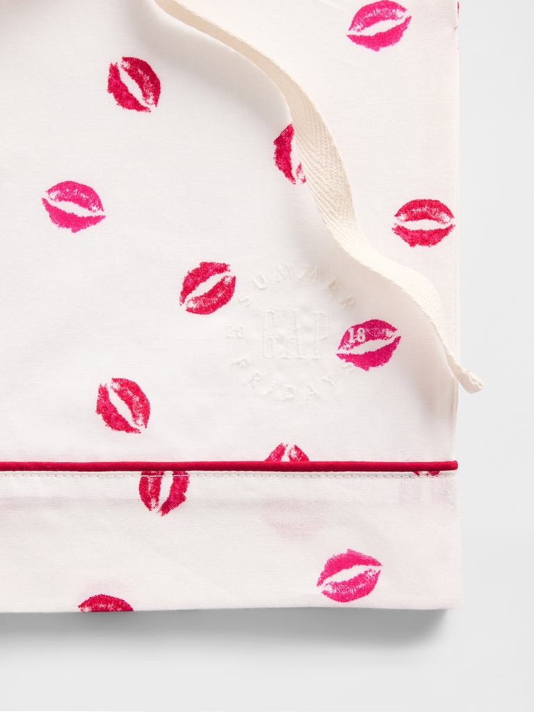 Gap × Summer Fridays Poplin Kiss PJ Boxer Shorts