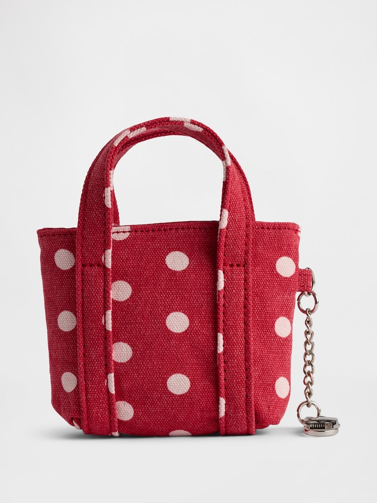 Logo Tote Keychain Charm