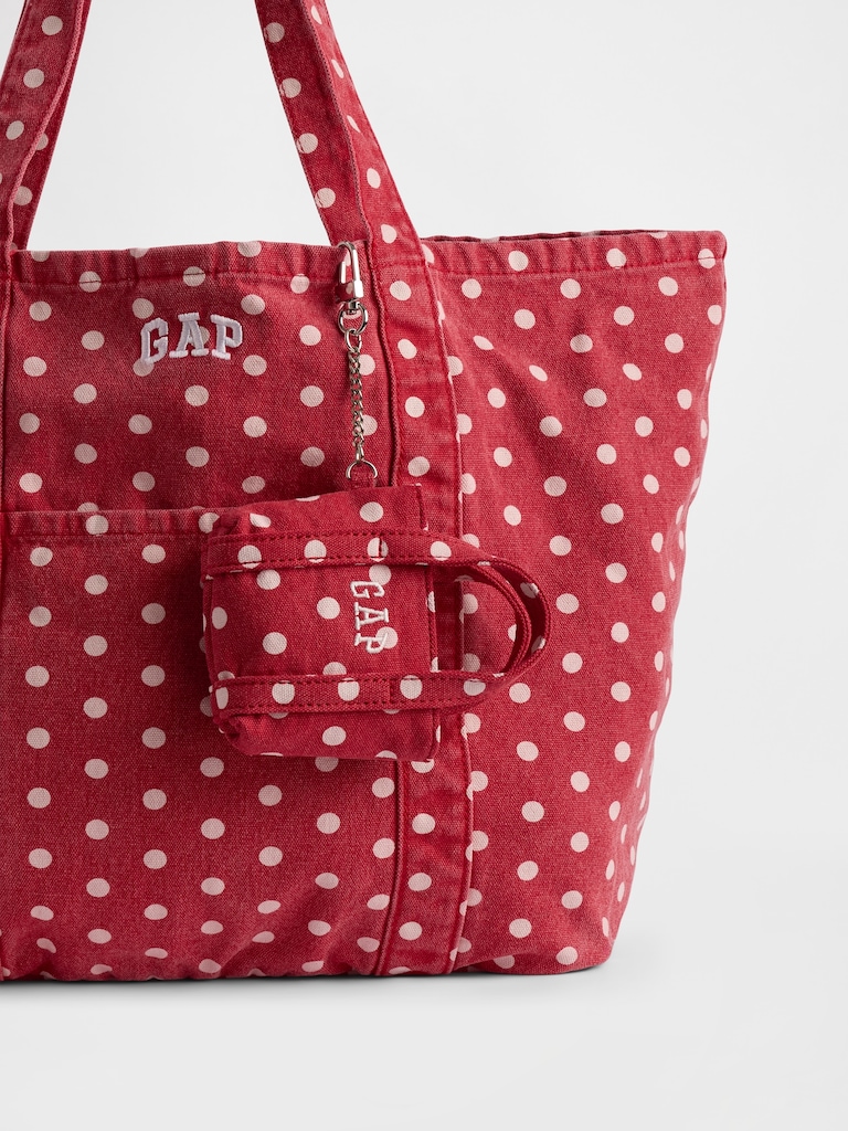 Logo Tote Keychain Charm