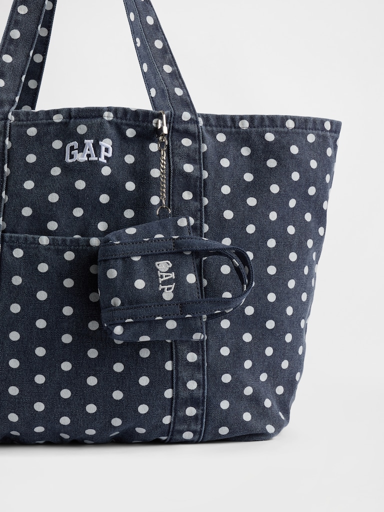 Logo Tote Keychain Charm