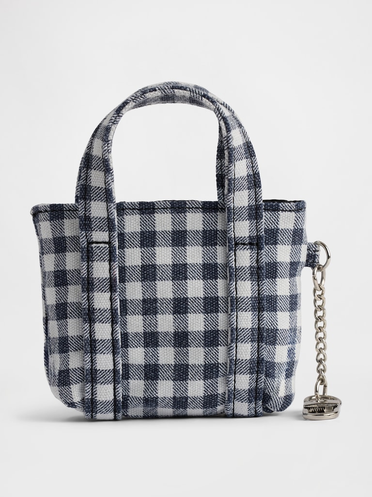 Logo Tote Keychain Charm