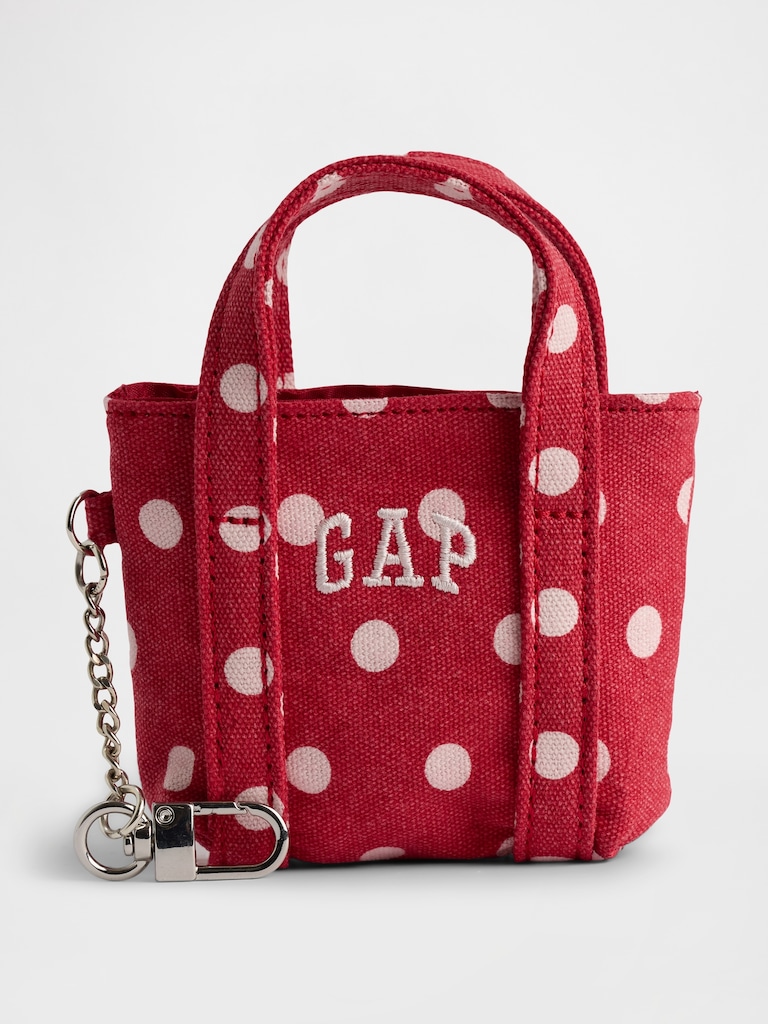 Logo Tote Keychain Charm