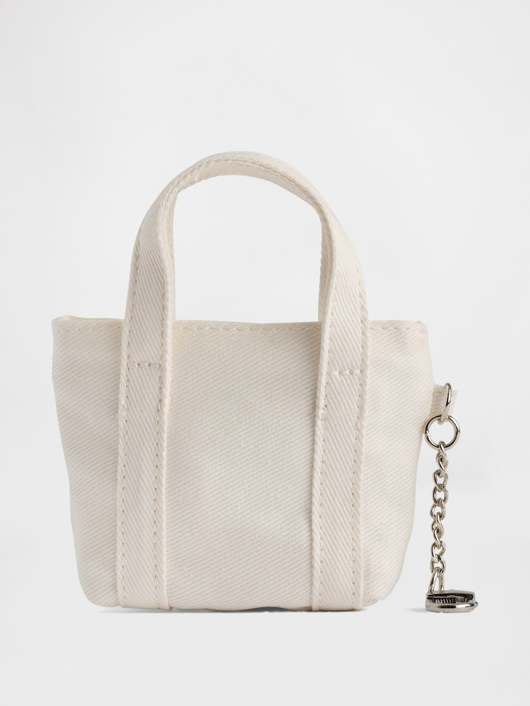 Logo Tote Keychain Charm