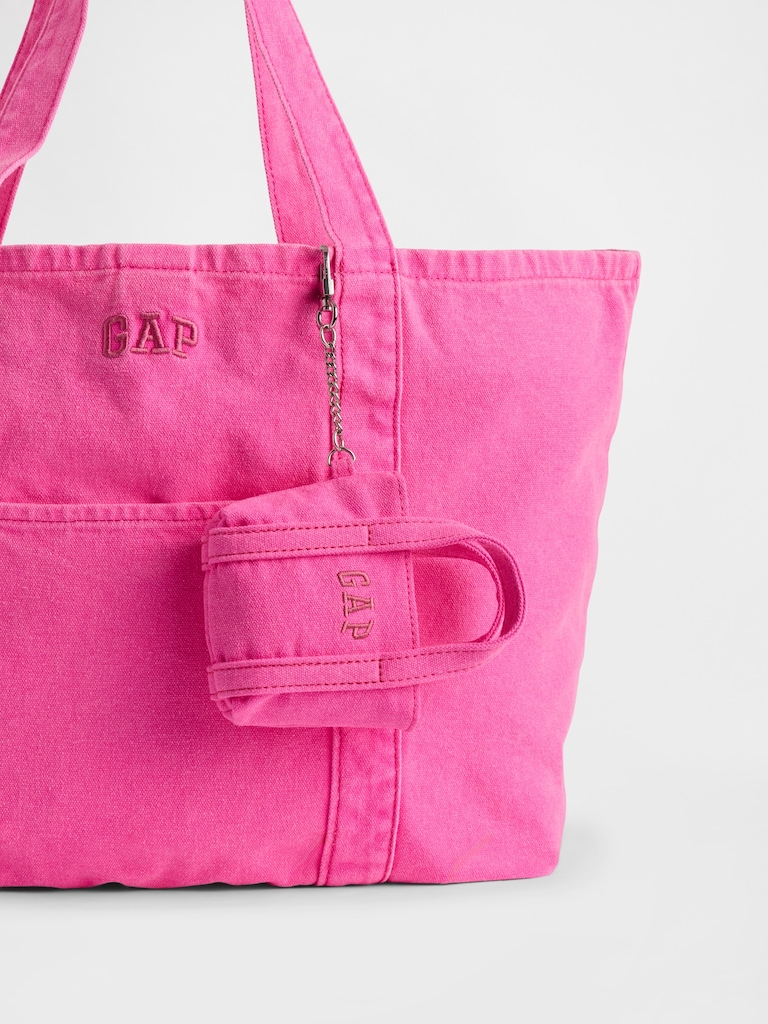 Logo Tote Keychain Charm