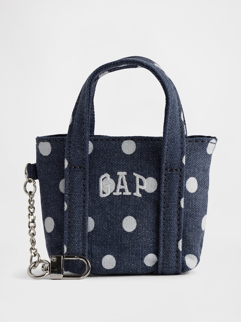 Logo Tote Keychain Charm