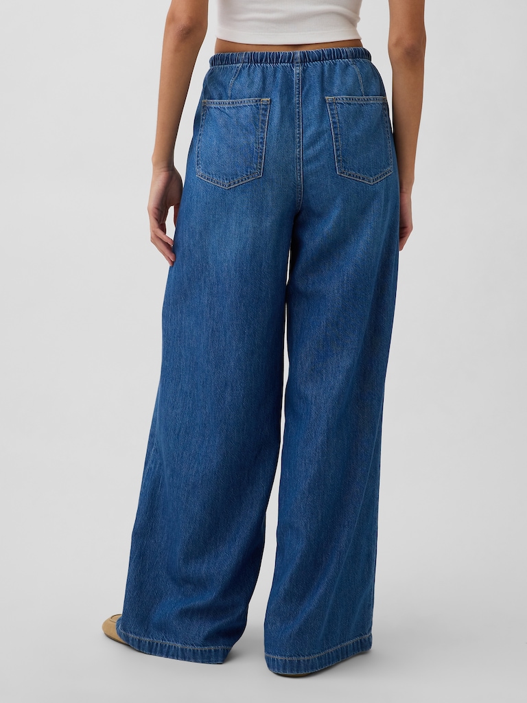 Mid Rise UltraSoft Easy Baggy Jeans