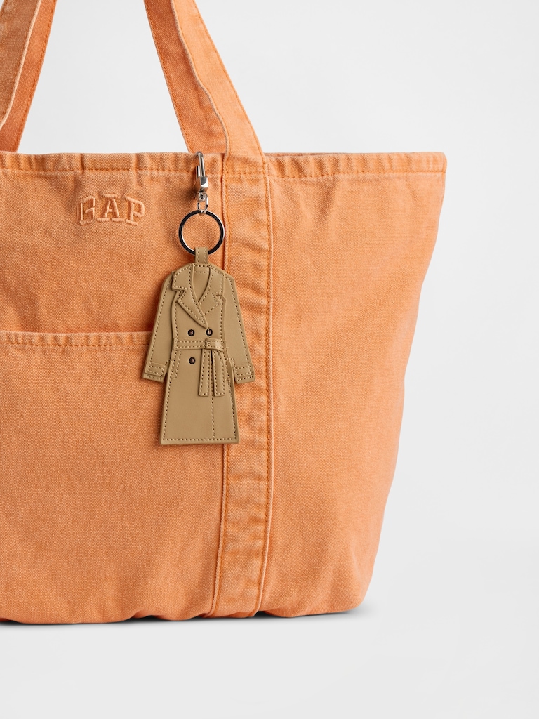 Trench Coat Keychain Charm