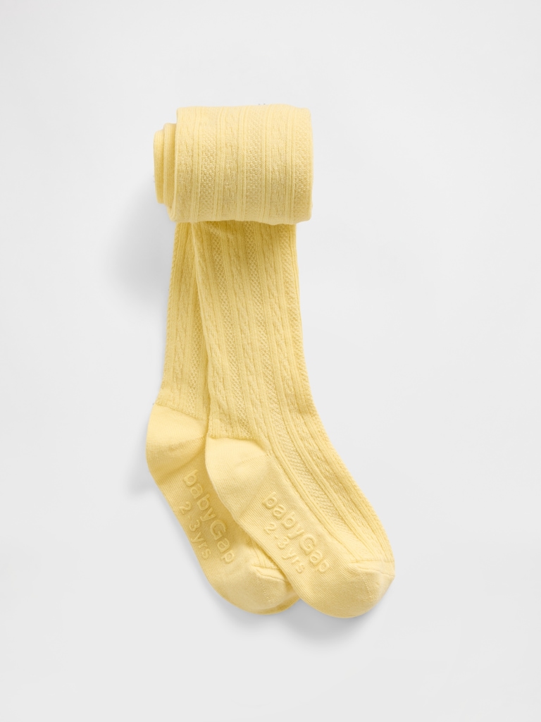 Baby & Toddler Cable-Knit Tights