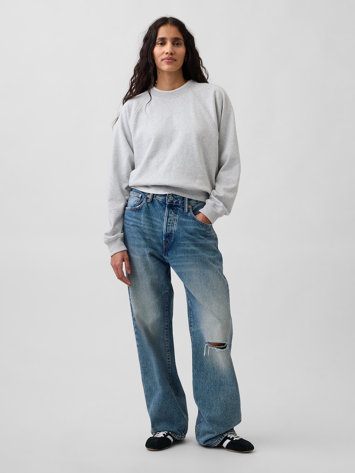 VintageSoft Terry Raglan Sweatshirt