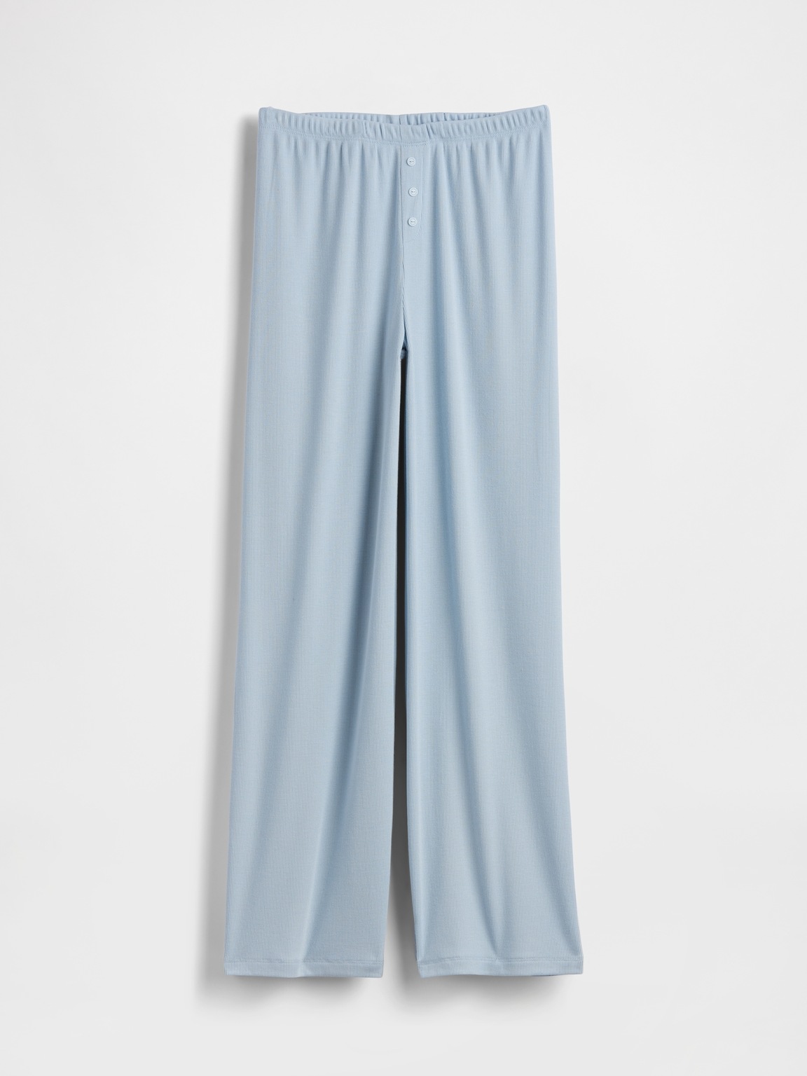 Mini Rib Wide-Leg PJ Pants