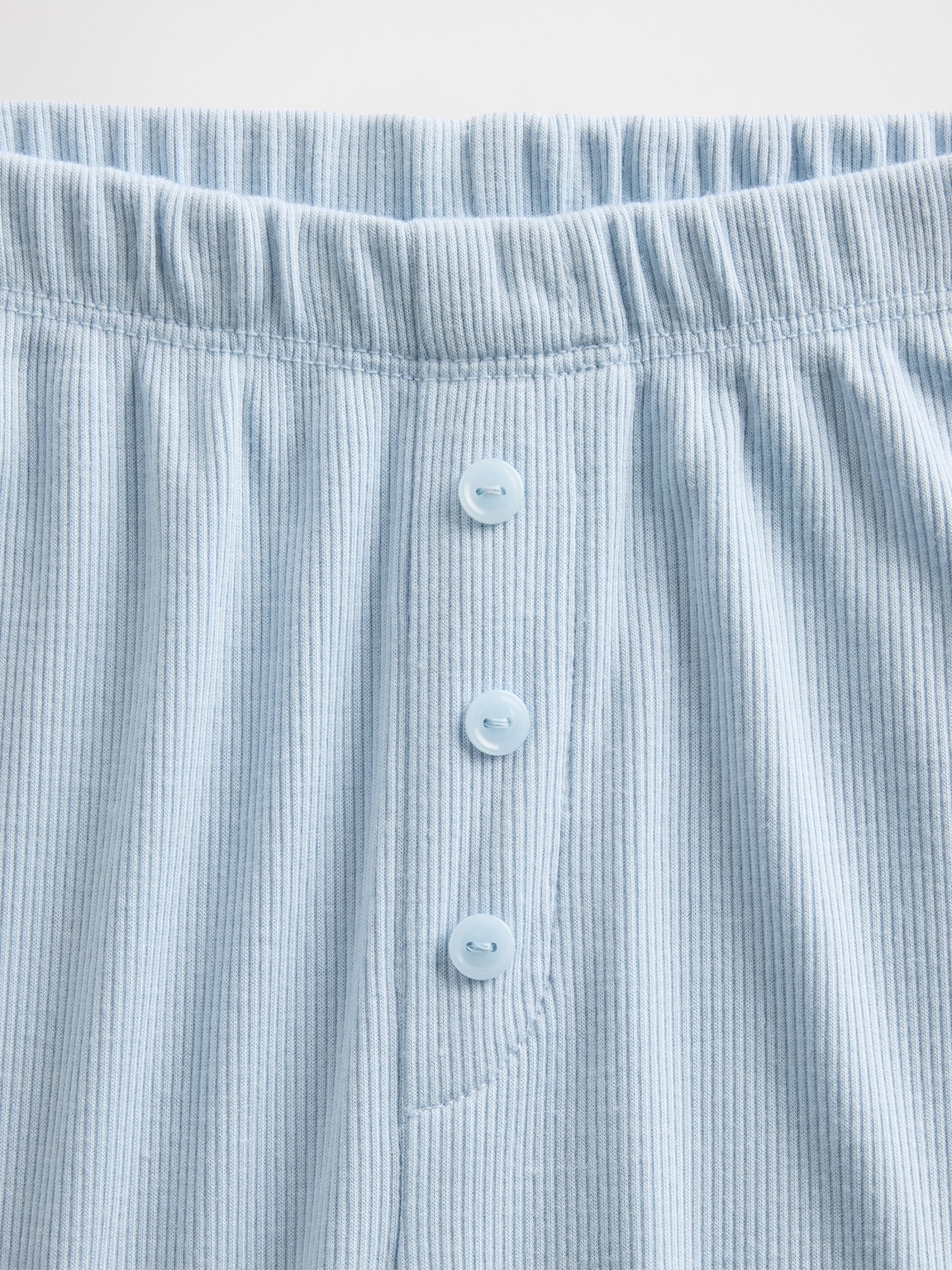 Mini Rib Wide-Leg PJ Pants