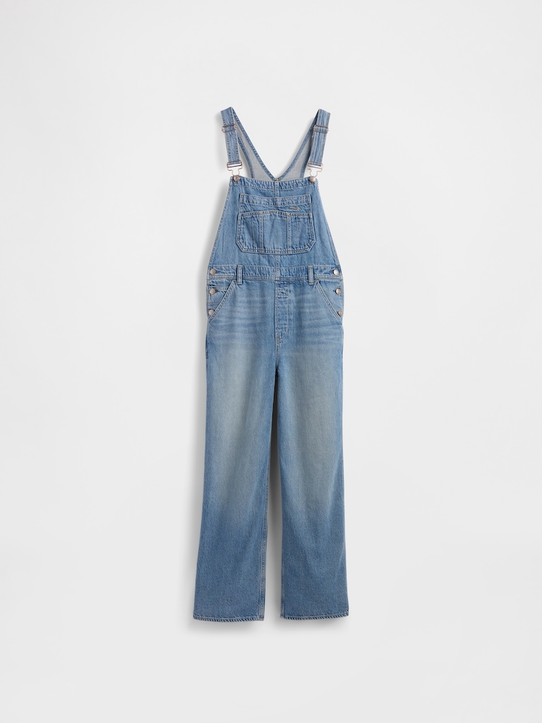 UltraSoft Denim Relaxed Overalls