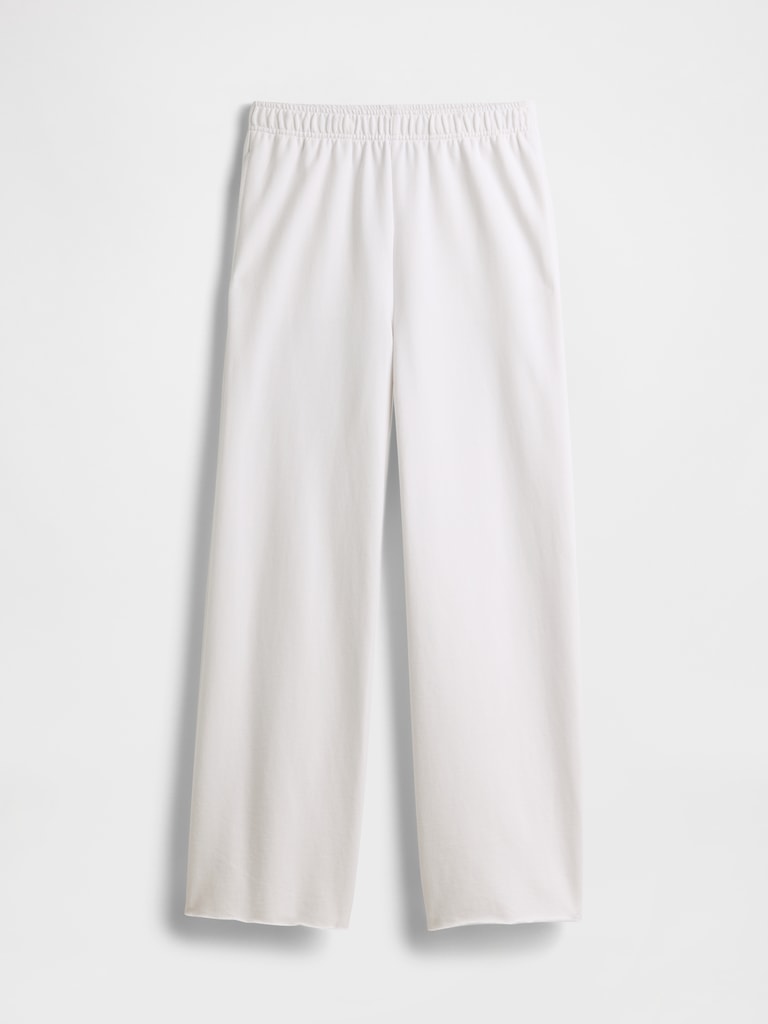 VintageSoft Terry Wide-Leg Sweatpants