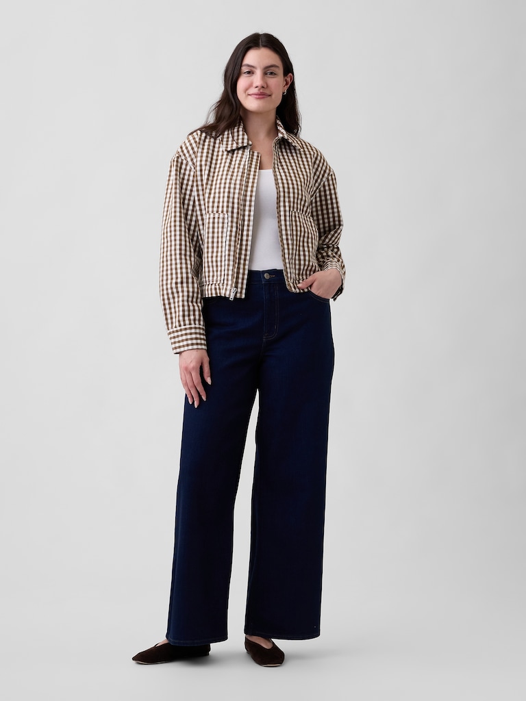 Mid Rise Wide-Leg Jeans