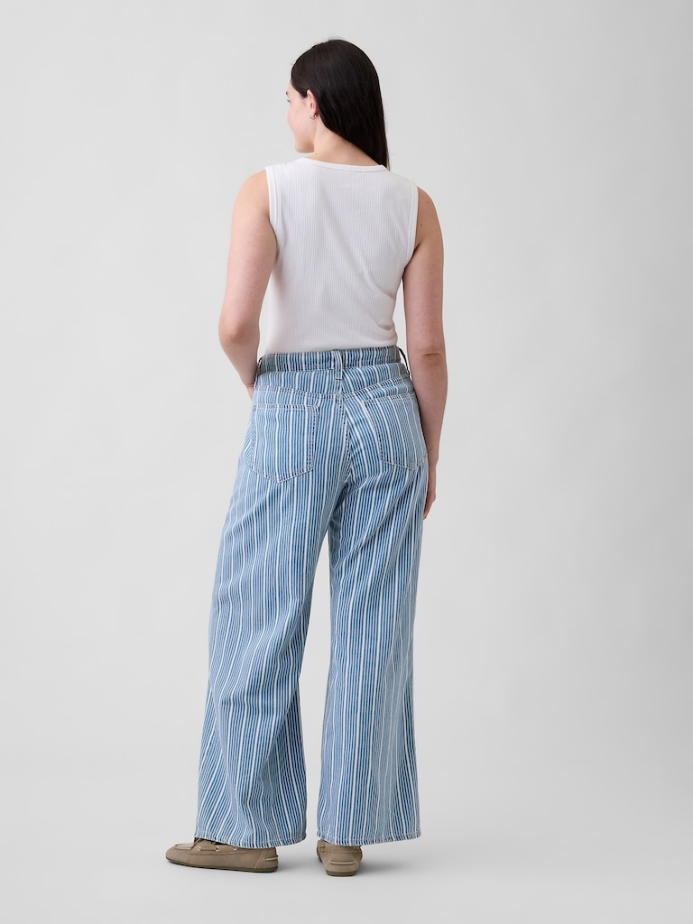 High Rise Soft Wide-Leg Jeans