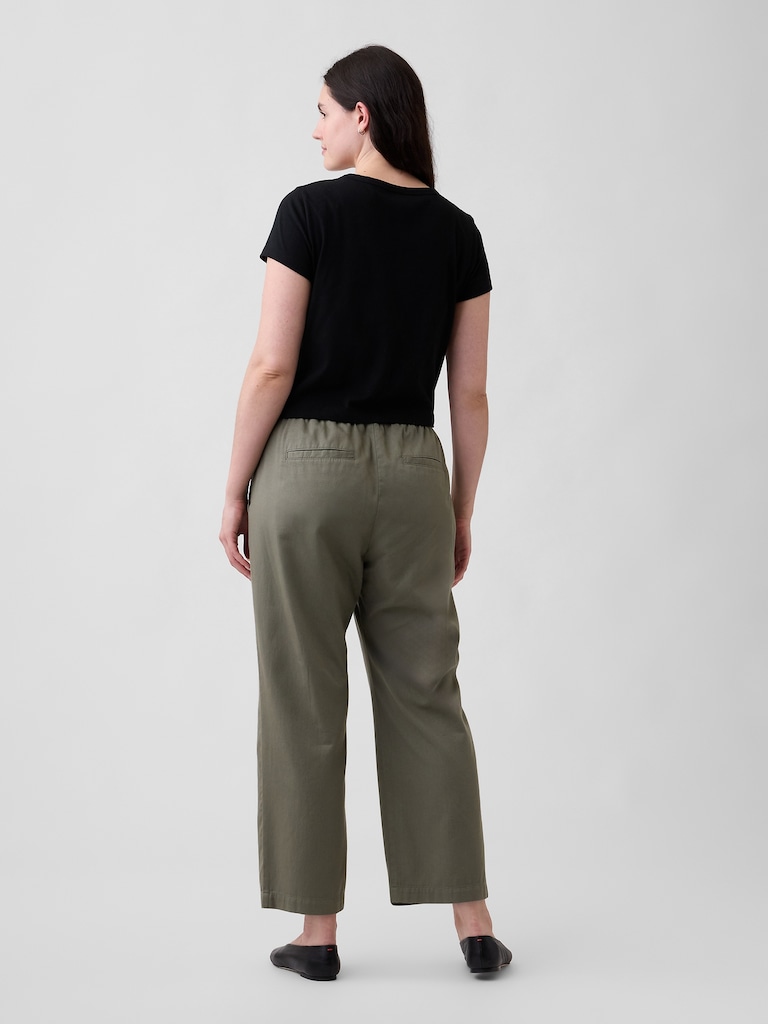 Mid Rise Easy Twill Pants