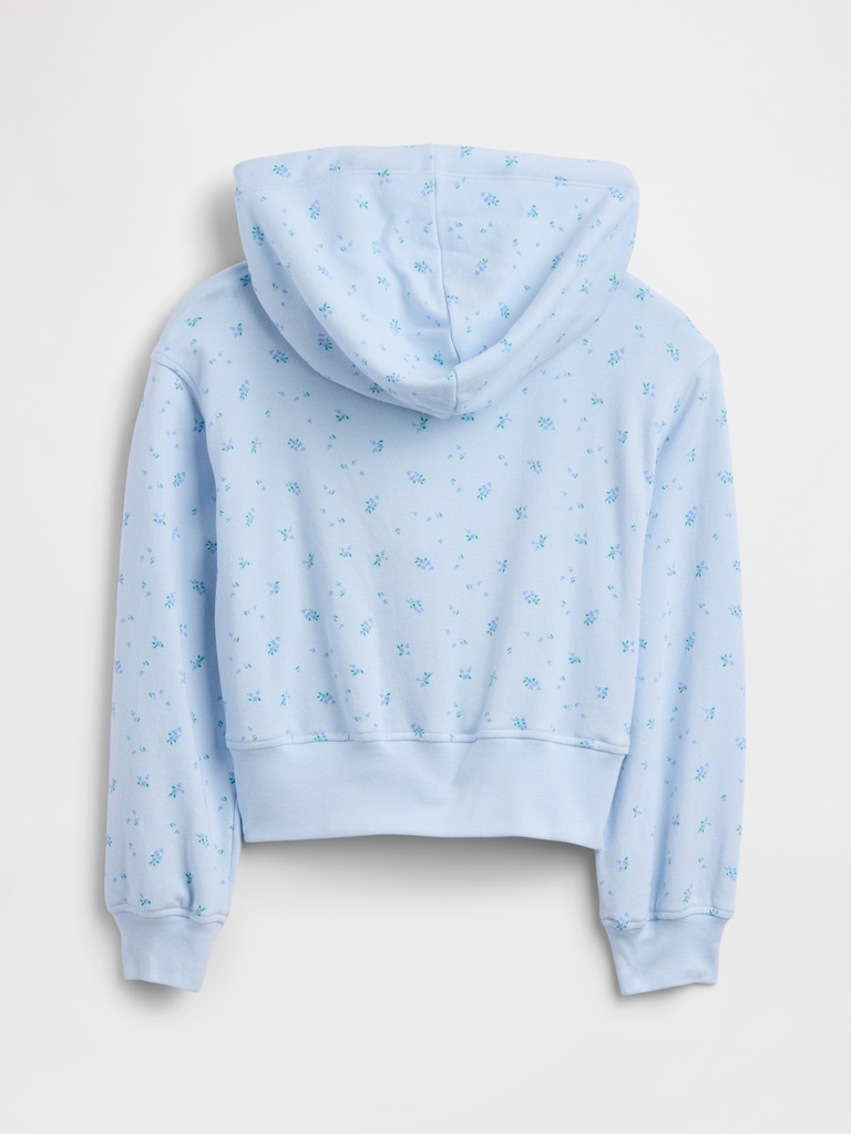 Kids Relaxed Print French Terry Zip Hoodie
