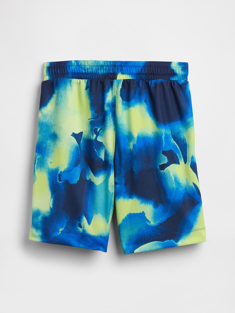 Kids 100% Recycled Pull-On Mesh Shorts