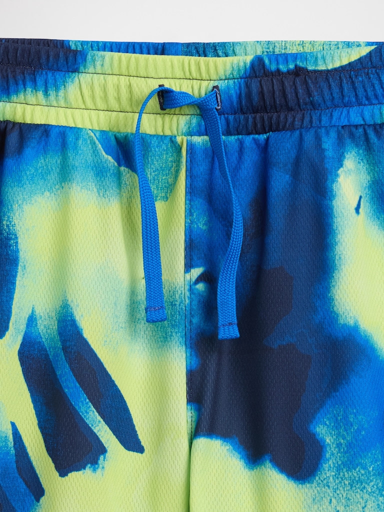 Kids 100% Recycled Pull-On Mesh Shorts