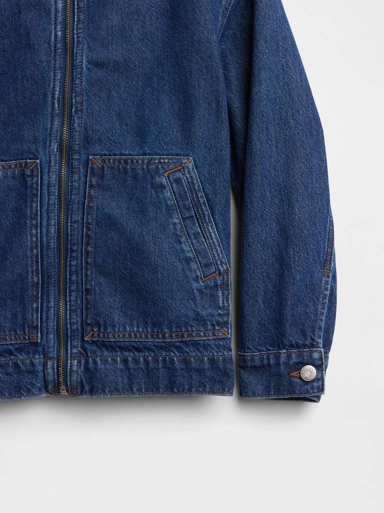 Kids Denim Utility Jacket