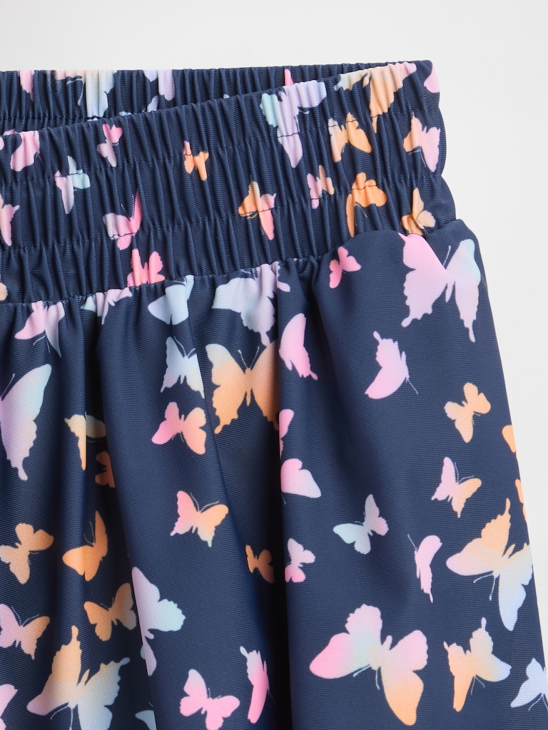 Kids Pull-On Butterfly Shorts