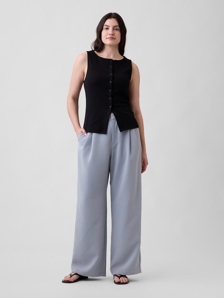 Easy Crepe Trousers