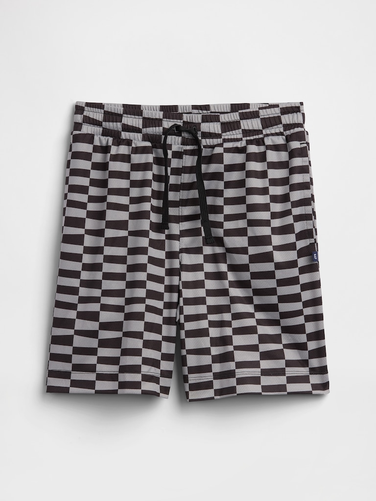 Kids 100% Recycled Pull-On Mesh Shorts