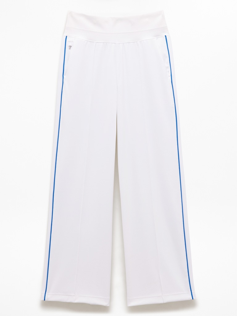 Venice High Rise Track Stripe Wide Leg Pant