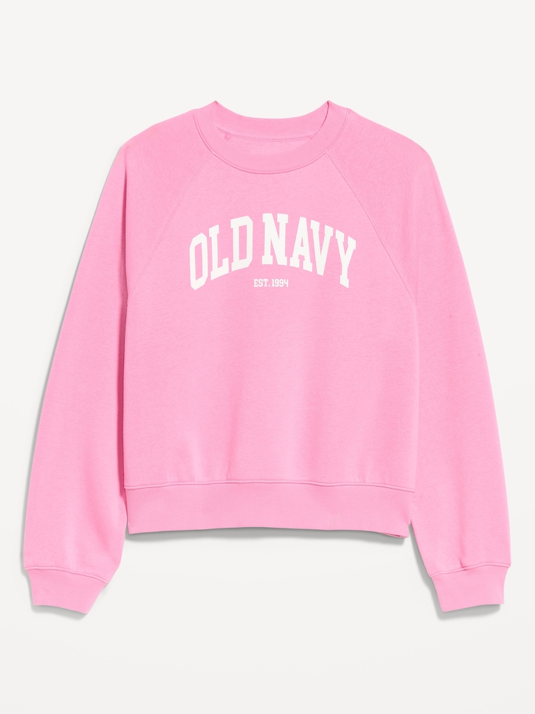 Vintage Crew-Neck Logo-Graphic Sweatshirt