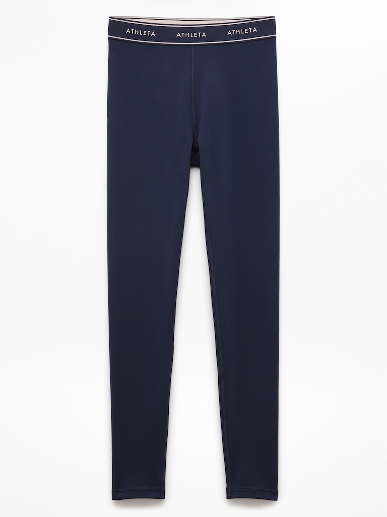 Athleta Girl High Rise Chit Chat Logo Legging