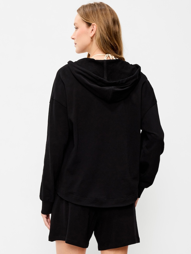 Oversized Tunic Beach Hoodie