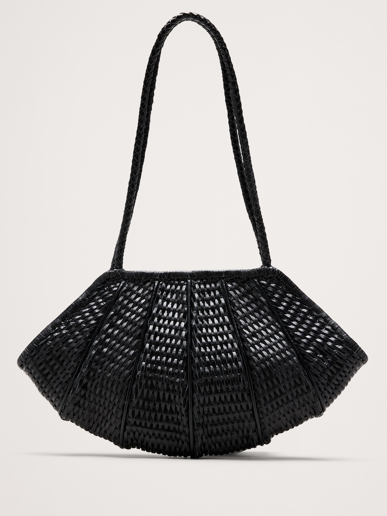 Venera Woven Leather Bag by Bembien