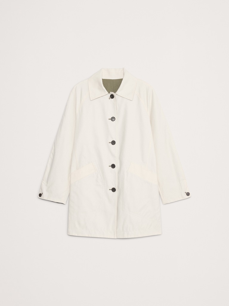 Short Reversible Cotton Car Coat