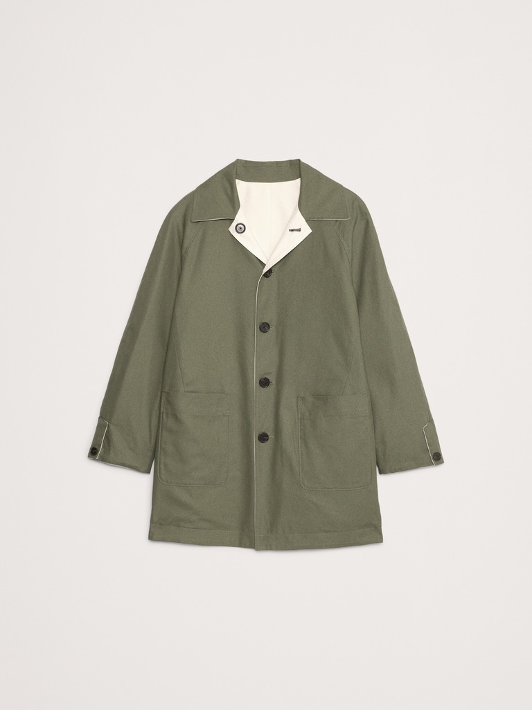 Short Reversible Cotton Car Coat