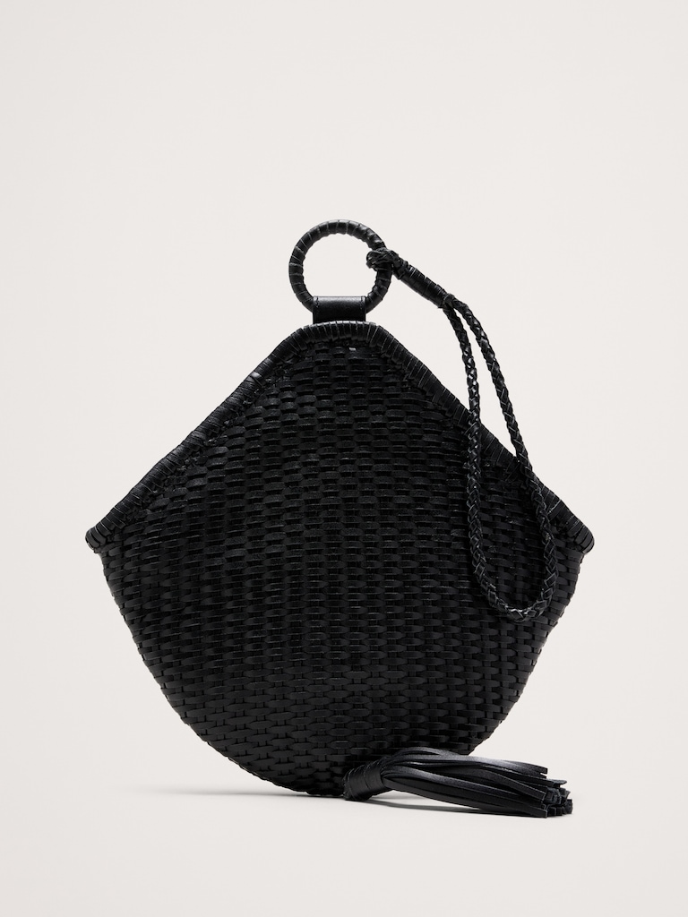 Esme Woven Leather Bag by Bembien