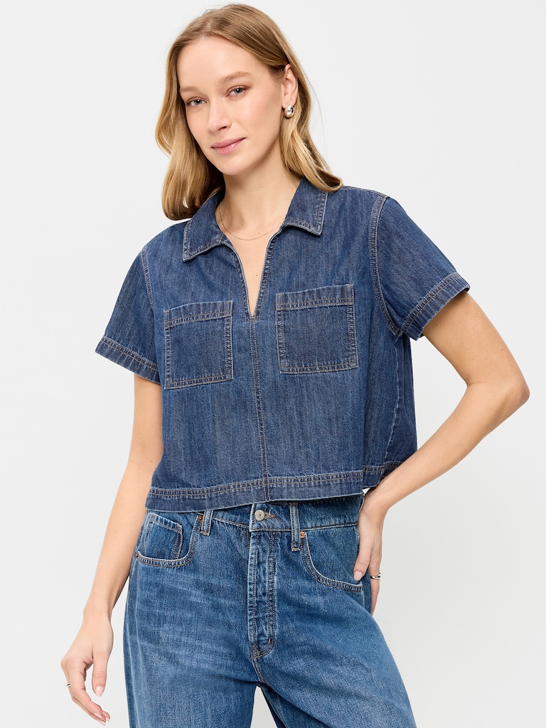 Double-Pocket Popover Top